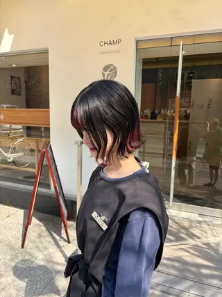 ショート カラー 韓国ヘア/メンズ パーマ/ﾔﾅｷﾞｶﾔのヘアスタイル