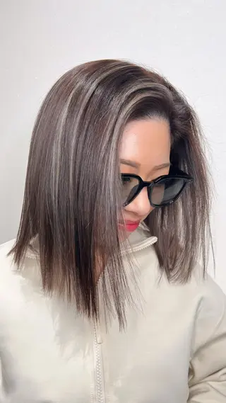 カラー 橋本 風花のヘアスタイル