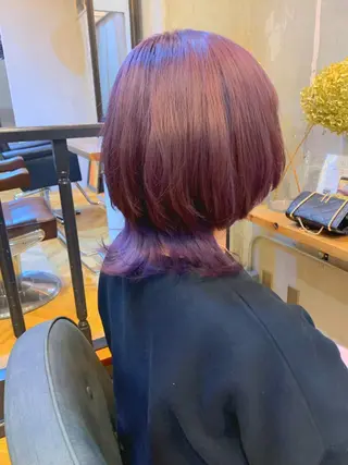 ミディアム カラー エクステ指名No.1 【店長】橘田のヘアスタイル