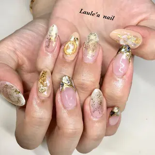 ロング ネイル マツエク・マツパ 福田 加奈のネイルデザイン