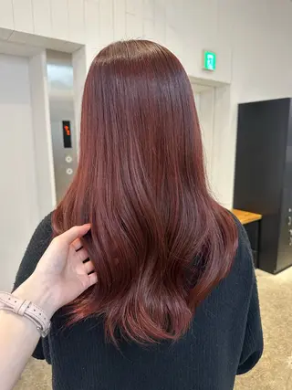 カラー Haruka 🎀暖色カラーのヘアスタイル