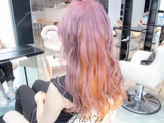ロング カラー ヘアアレンジ Re:ta Hair 飯田淳平のヘアスタイル
