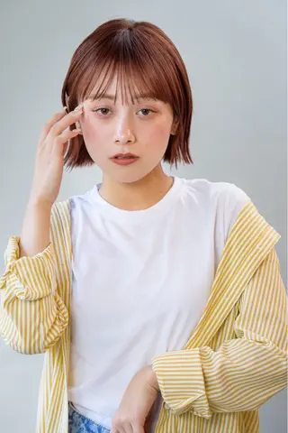 カラー 髪質改善カラー ベージュ🤎YUMEのヘアスタイル