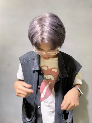 カラー メンズ three.所属・植林 奨のヘアスタイル