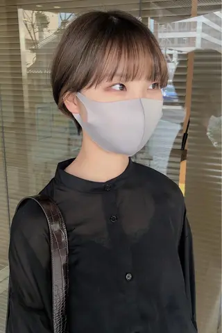 ショート カラー ハピネスクローバー学園前所属・✨ミニモ指名奈良1位 ✨濱崎のヘアスタイル