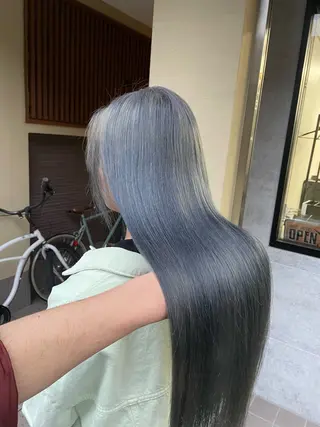 ロング カラー darts所属・マツダ レンのヘアスタイル