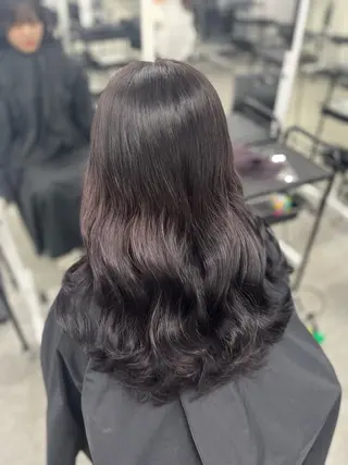 カラー ベージュ・ラベンダー カラー🎀りりのヘアスタイル