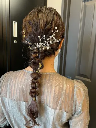 ヘアアレンジ louwe 武藤幸世のヘアスタイル