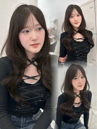 ロング カラー 上品モテヘア🩶 karen🩶のヘアスタイル