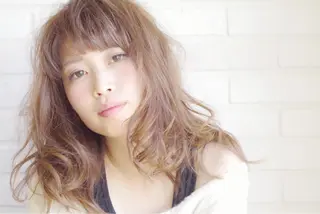 セミロング ロング hair create Conté所属・富岡 俊行のヘアスタイル