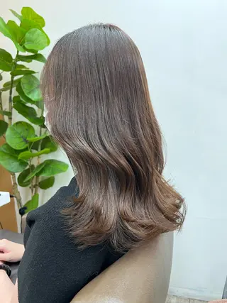 セミロング カラー 透明感カラー ゆうだいのヘアスタイル
