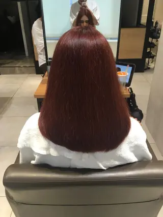 ミディアム カラー 三村 竜也のヘアスタイル