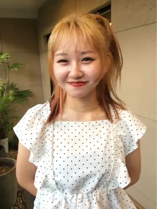 ミディアム カラー SALOWIN原宿iori店 1F所属・ﾃﾞｻﾞｲﾝｶﾗｰ /ﾕｳﾀﾏﾝ👽のヘアスタイル