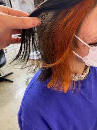 ショート カラー IVORY.所属・🟩白髪ぼかし/ボブ /ショートヘア/大司のヘアスタイル