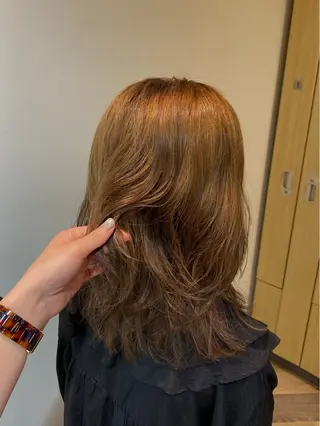 ミディアム カラー Yamada Ami🪐のヘアスタイル