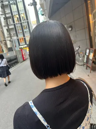 ショート カラー 髪質改善ストレート Kantaのヘアスタイル