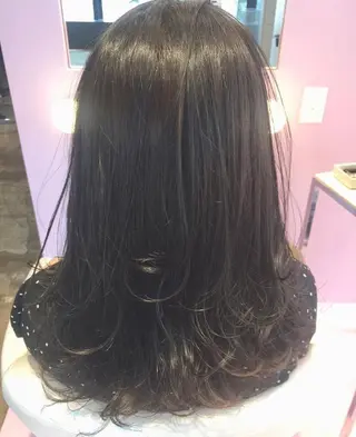 セミロング 所渉/韓国レイヤー /ウルフカットのヘアスタイル