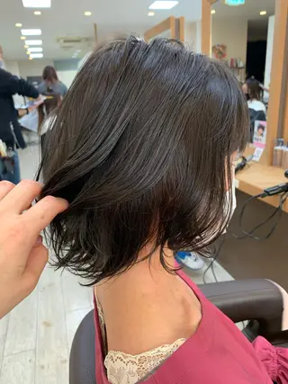 ショート カラー Lien 深井店のヘアスタイル
