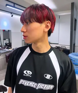 カラー ユイ☆ハイトーン ☆ブリーチデザインのヘアスタイル