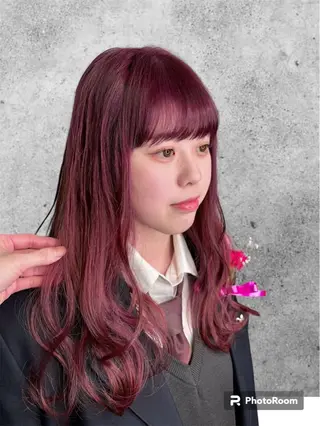 ロング カラー limit ユイカ/ ハイトーンカラー🫟のヘアスタイル