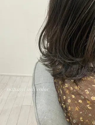 ミディアム カラー flen所属・𖤣𖥧𖥣𖥧田中 姫乃𖤣𖥧𖥣𖡡のヘアスタイル