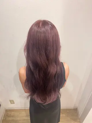 ロング カラー ヘアーメイクス所属・ホウノ サナ モデル募集🍒のヘアスタイル