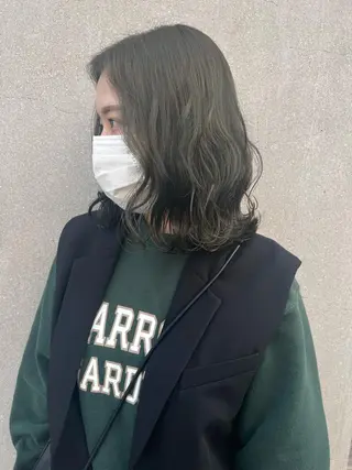 カラー AYANE 韓国ヘア /レイヤーカットのヘアスタイル