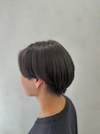 ショート カラー メンズ ブリーチなし透明感 カラー✨横山 佳希のヘアスタイル
