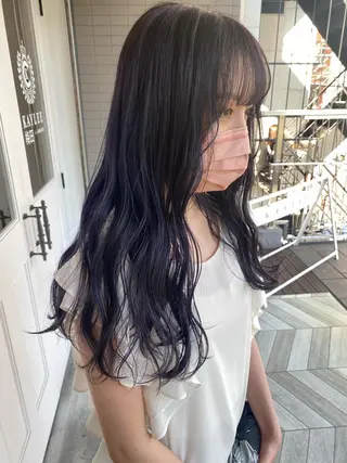 ロング カラー 韓国×髪質改善カラー 💎hinaのヘアスタイル