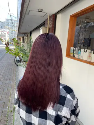 セミロング ‪ ヘアーラボ ハチHAIR RABO HACHI所属・高山 妃のヘアスタイル