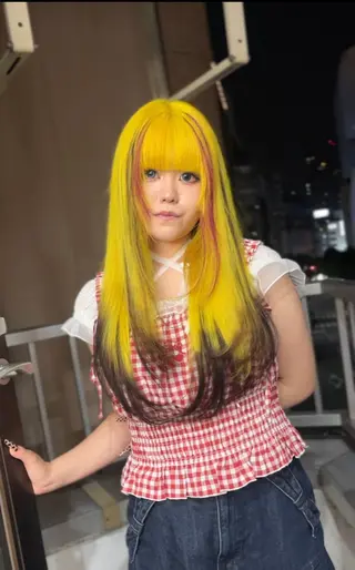 カラー 松田 篤樹のヘアスタイル