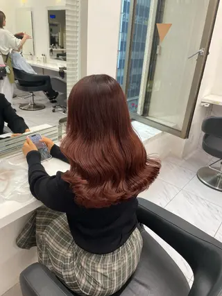 ロング カラー ヘアアレンジ 💗横浜美容室 💗HARUNAのヘアスタイル