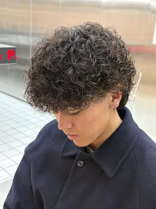 パーマ メンズ fifth 武正 琉生のヘアスタイル