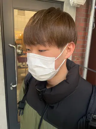 カラー メンズ 京都美容師 塩のヘアスタイル