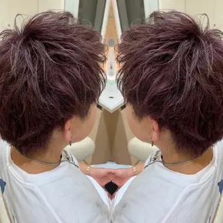 カラー メンズ 🩵波巻き／ツイスパ HARU💎のヘアスタイル