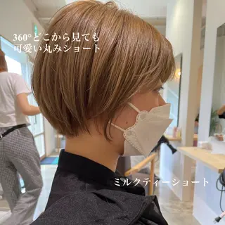 ショート カラー 北九州美容室 🕊️わかな✂︎のヘアスタイル