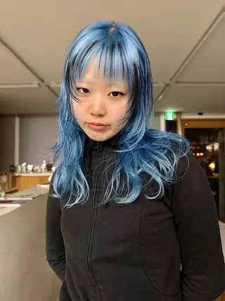 ロング カラー デザイン/レイヤー Kaito🐩/栄のヘアスタイル