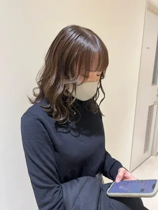 ミディアム 鳳／美容室 chinaのヘアスタイル