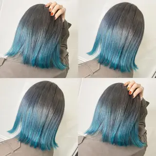 ミディアム カラー ヘアアレンジ ブリーチ/ヘアケア 🪞TAKUMA🪞のヘアスタイル