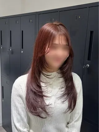 ロング カラー limitみづき🌙 レイヤーカットのヘアスタイル