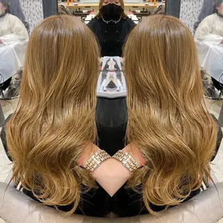 セミロング Livnaリヴナ立川所属・レイヤー/ハイライト /立川/赤池宏隆のヘアスタイル