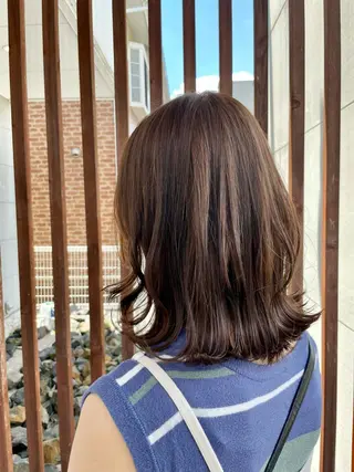 セミロング Gain KAKKY 名古屋/池下駅3分のヘアスタイル