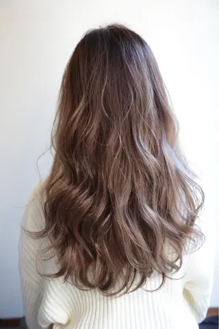 ロング カラー パーマ アイビーライン武蔵小杉所属・💟アイリスト 💟のマツエク・マツパデザイン