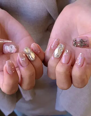 ネイル 3dパーツ/流行り 👧shushu❤️のネイルデザイン