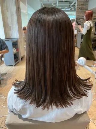 セミロング 市原 大翼のヘアスタイル