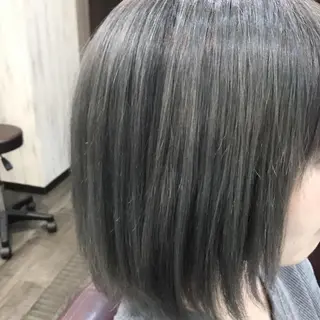 ミディアム カラー 金崎 新吾のヘアスタイル