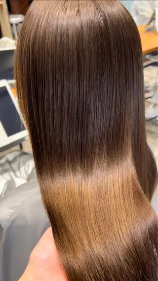 セミロング カラー 🧡くびれヘア/前髪 顔周り🧡久原結衣のヘアスタイル