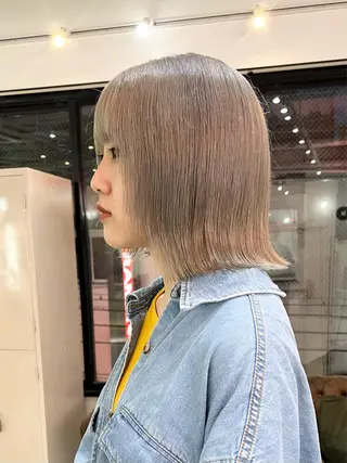 カラー 💥ウルフカット デザインあんな💥のヘアスタイル