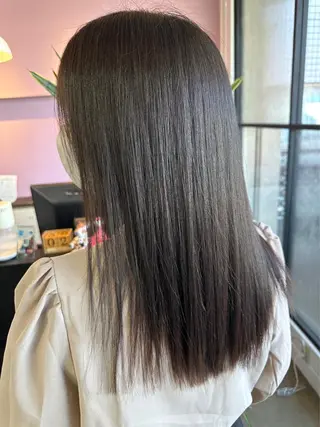 セミロング 阿倍野/髪質改善 /縮毛矯正/坪田幸広のヘアスタイル