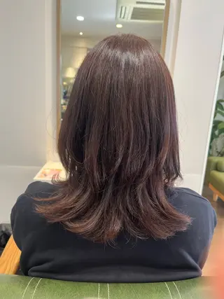 セミロング 小鴨 美佳のヘアスタイル